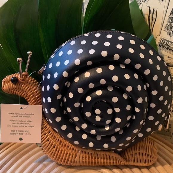 Enchanted Forest Wicker Scarlet Snail Kate Spade - Picture 15 of 15